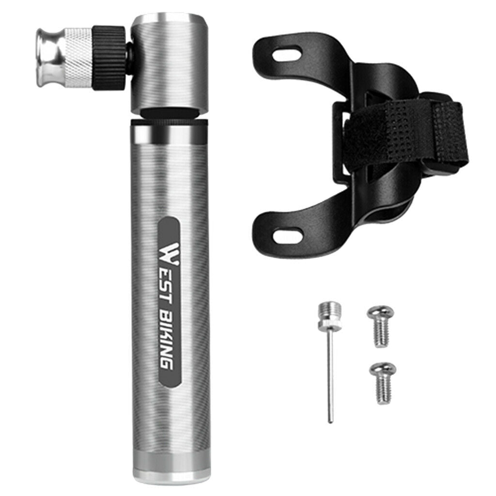 Pocket Bicycle Air Pump Inflator Tyre Basketball High Pressure Hand Pump