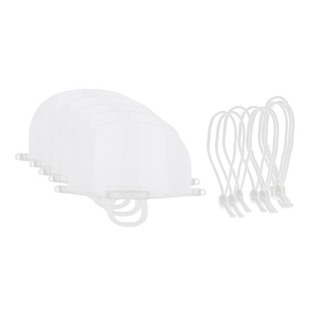 50pcs  Face Shield Reusable Kitchen Chef Hotel Visors Protect Adjustable