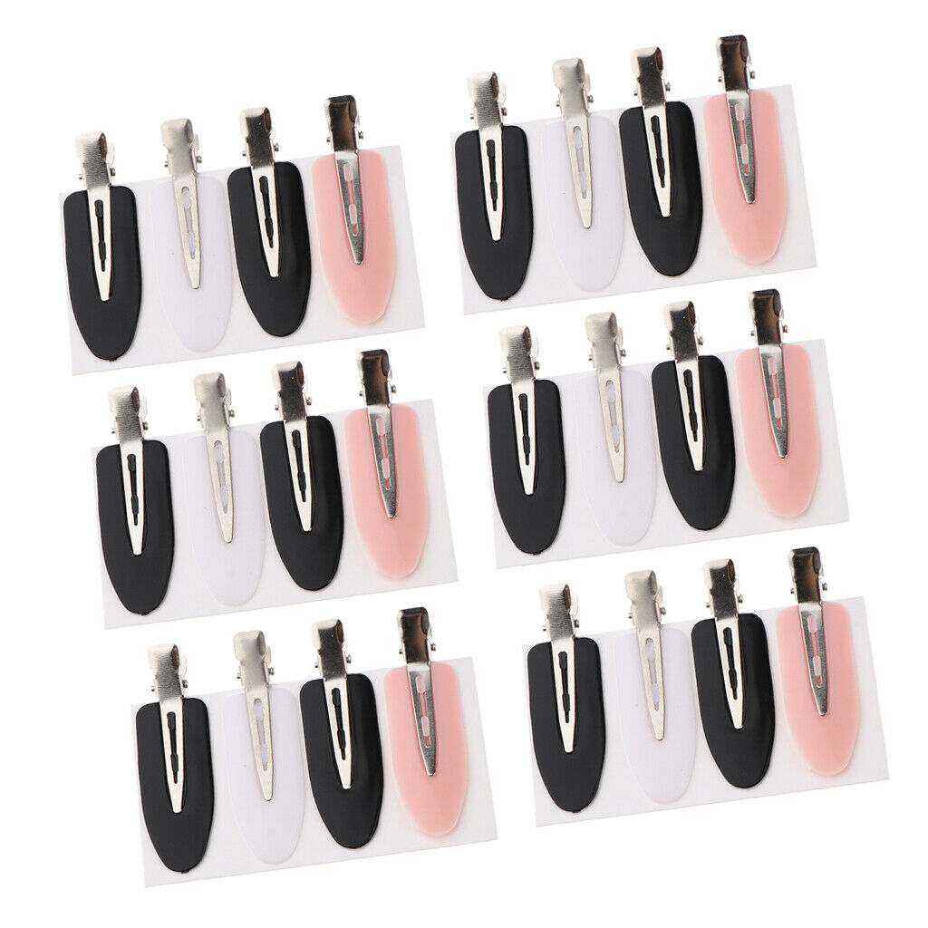 24x Plastic No Bend Hair Clips No Mark Curl Pin Clips Hairstyle Waves Clamps