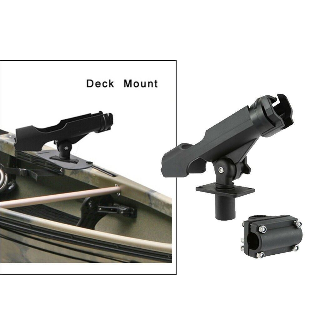 Fishing Rod rack Holders Adjustable Removable 360 Kayak Tools Pole Bracket