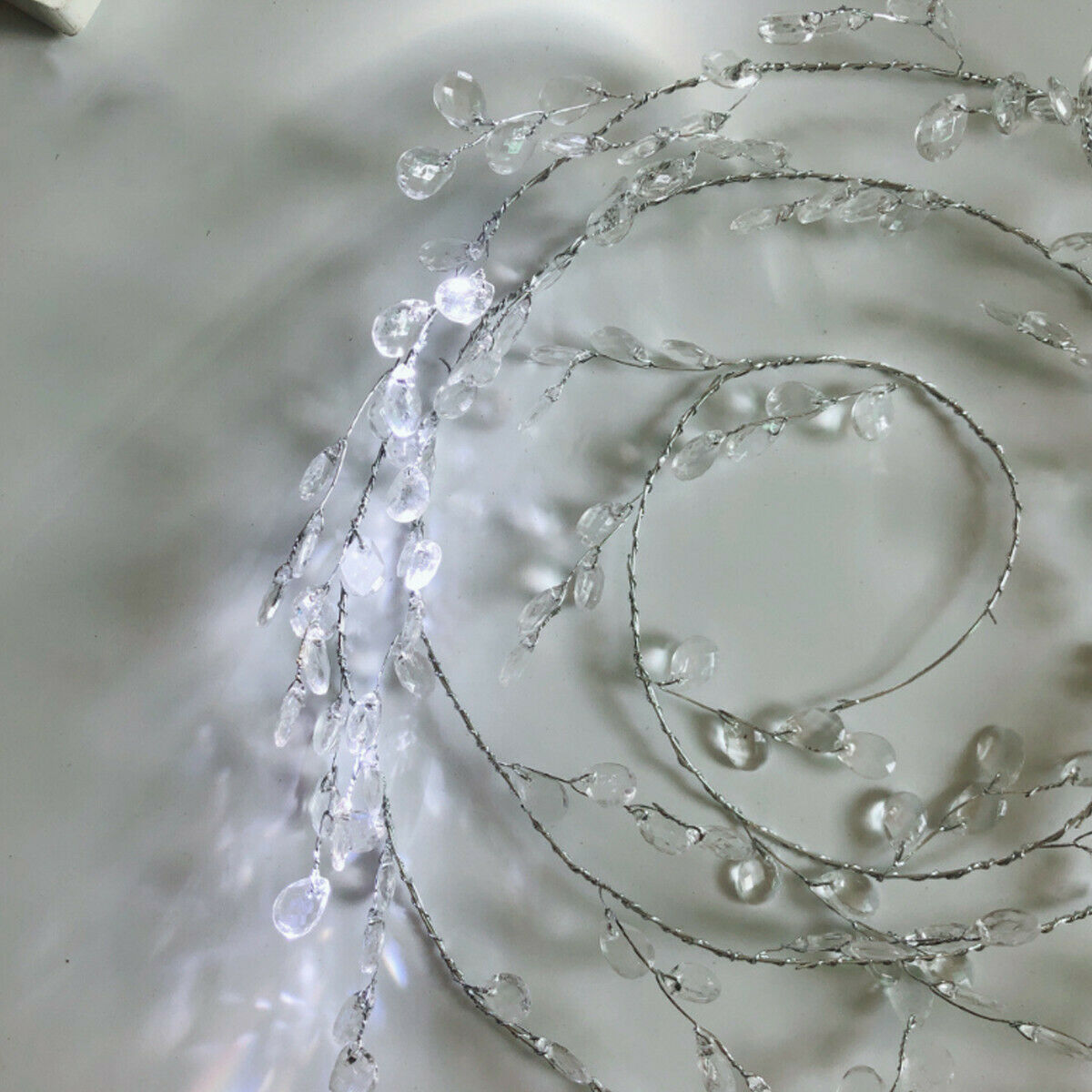 150cm Acrylic Crystal Bead Chandelier Garland Hanging Wedding Curtain DIY Decor
