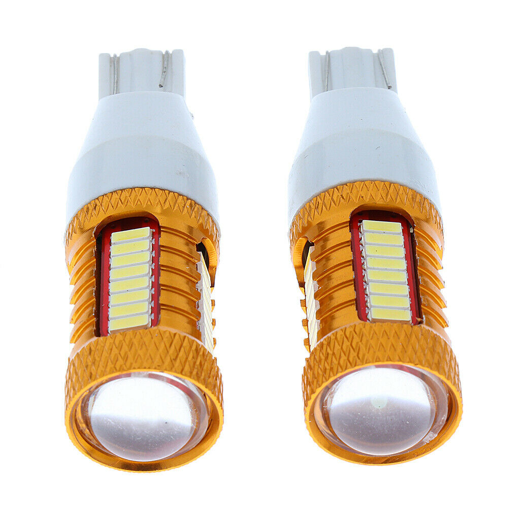2 Pieces Car T15 4014 32SMD LED Turn Signal Reverse Bulbs 6500K-7500K White