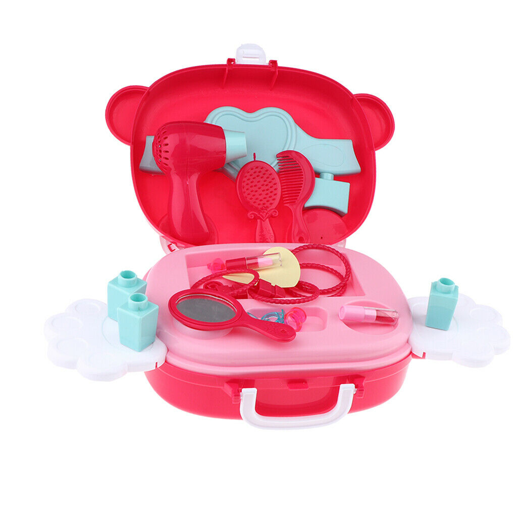 Pretend Play Beauty Playset, Fashion & Makeup Accessories with a Storage