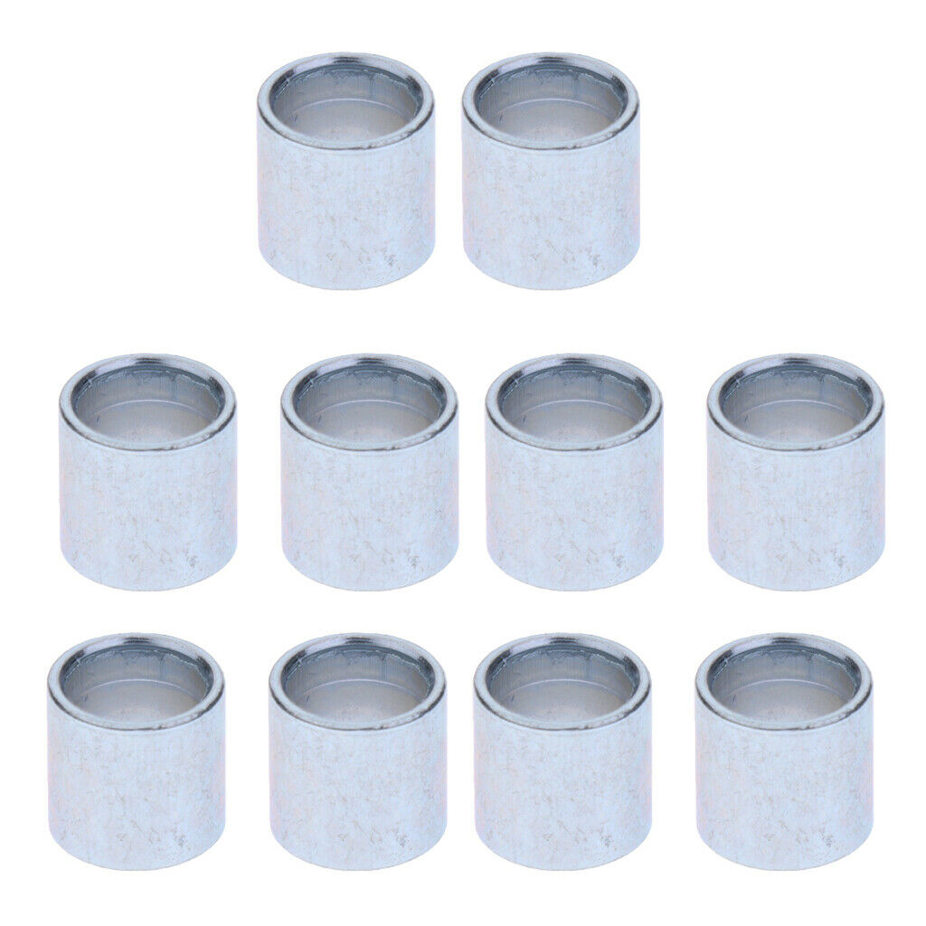 10 Pcs Inline Skate Roller Skating Wheels Bearing Spacers ID8mm