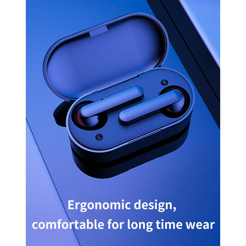 Mini TWS Wireless Earbud Headset Bluetooth 5.0 Mini Earphone In-Ear Black