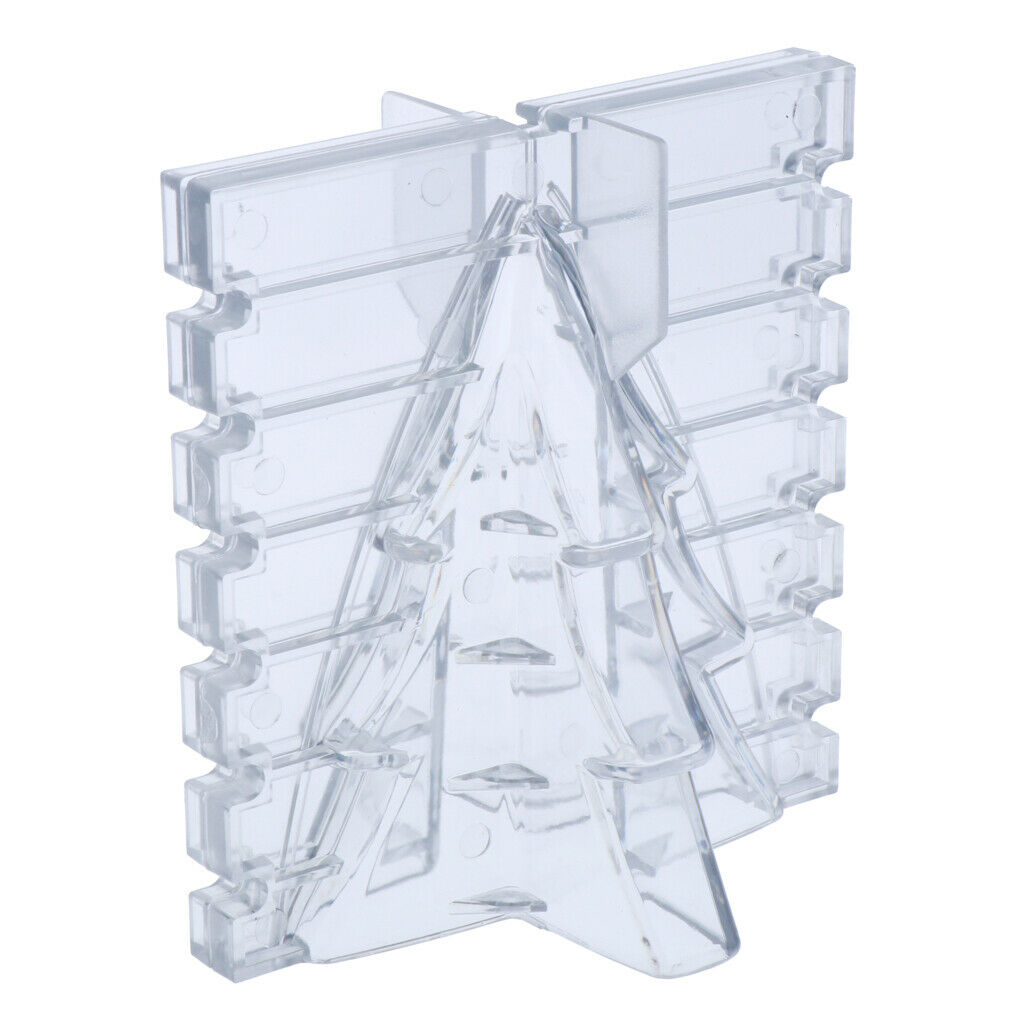 Plastic Candle Mold Christmas Tree Mould DIY Candles Making Supplies9.5x11cm