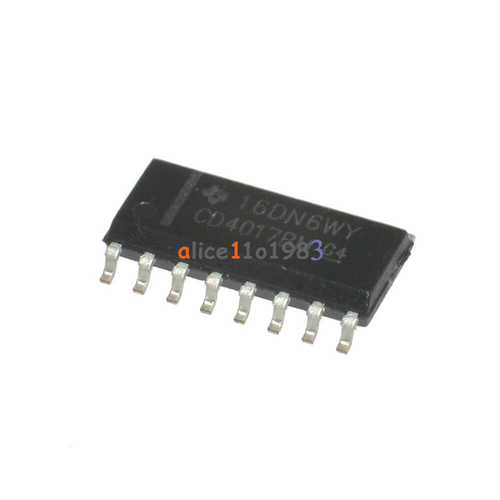 20PCS CD4017 4017 SOP-16 SMD COUNTERS/DIVIDER