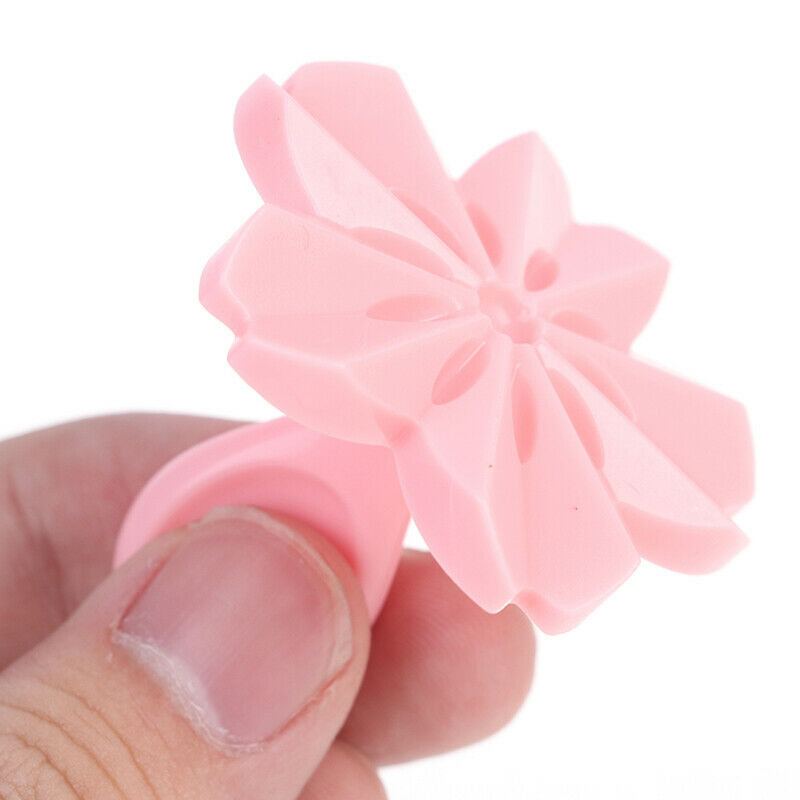 5pcs/set Sakura Cookie Mold Stamp Biscuit Mold Cutter Pink Fondant Baking T Wn