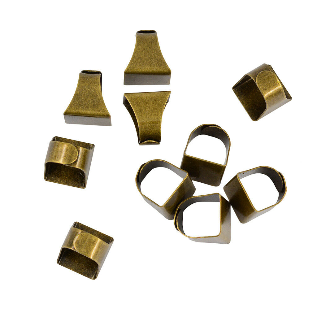 20pcs Brass Ring Blanks Flat Bases Findings Blank Rings Jewelry Making DIY