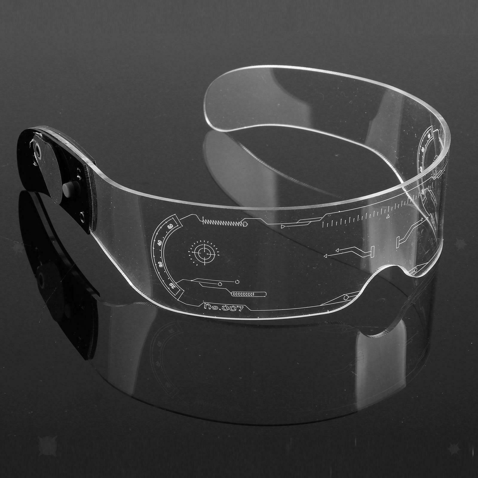 LED Glasses Light Up Glowing Party Rave Glow-in-The Dark LED Sunglasses