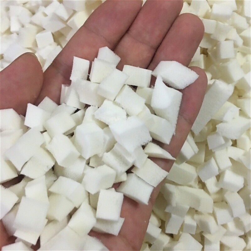 500g Natural Latex Fill Square Loose Stuffing for Pillows/Cushions Bean Bag DIY