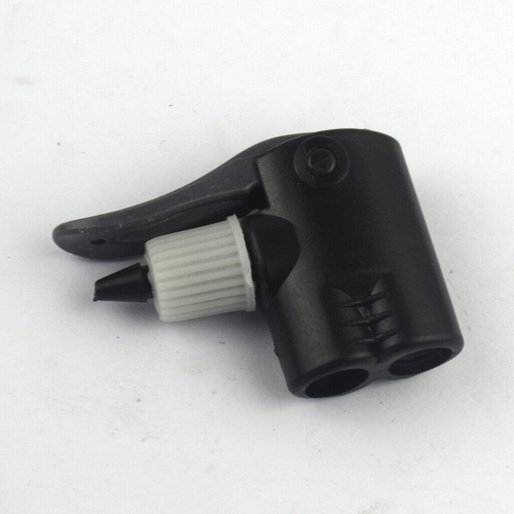 Durable Nylon Pump Dual Head Presta Converter Nozzle Bicycle Hand Inflator