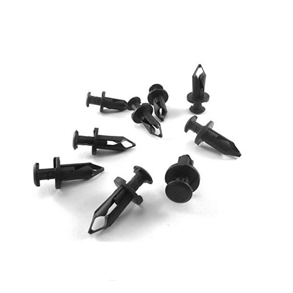 100x Car Auto Bumper Clips Trim 9mm Push Type Pin Fastener Clips Replacement