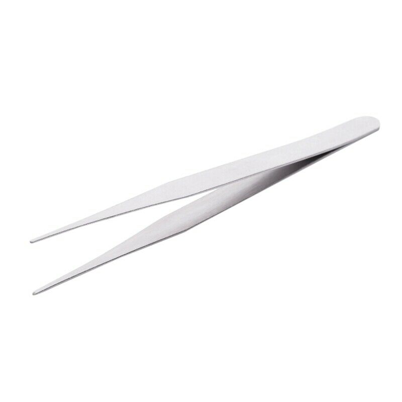 Tweezers tweezers doctor pliers Tweezers antistatic Metal curve round straightX5