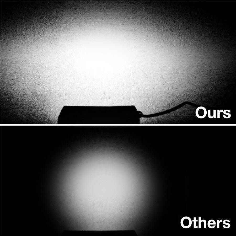 1x 6inch 120W 12000LM Off-Road Lights Spot Flood Driving LED Work Light Fog Lamp