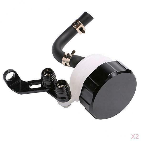2 pieces Universal Motorcycle Brake Clutch Oil Cup Cylinder Fluid Reservoir