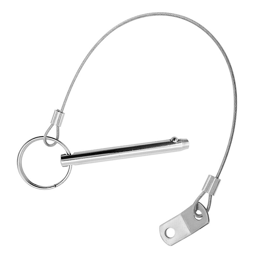 Marine Boat Bimini Top 316 Stainless Steel Pin with 240mm Lanyard