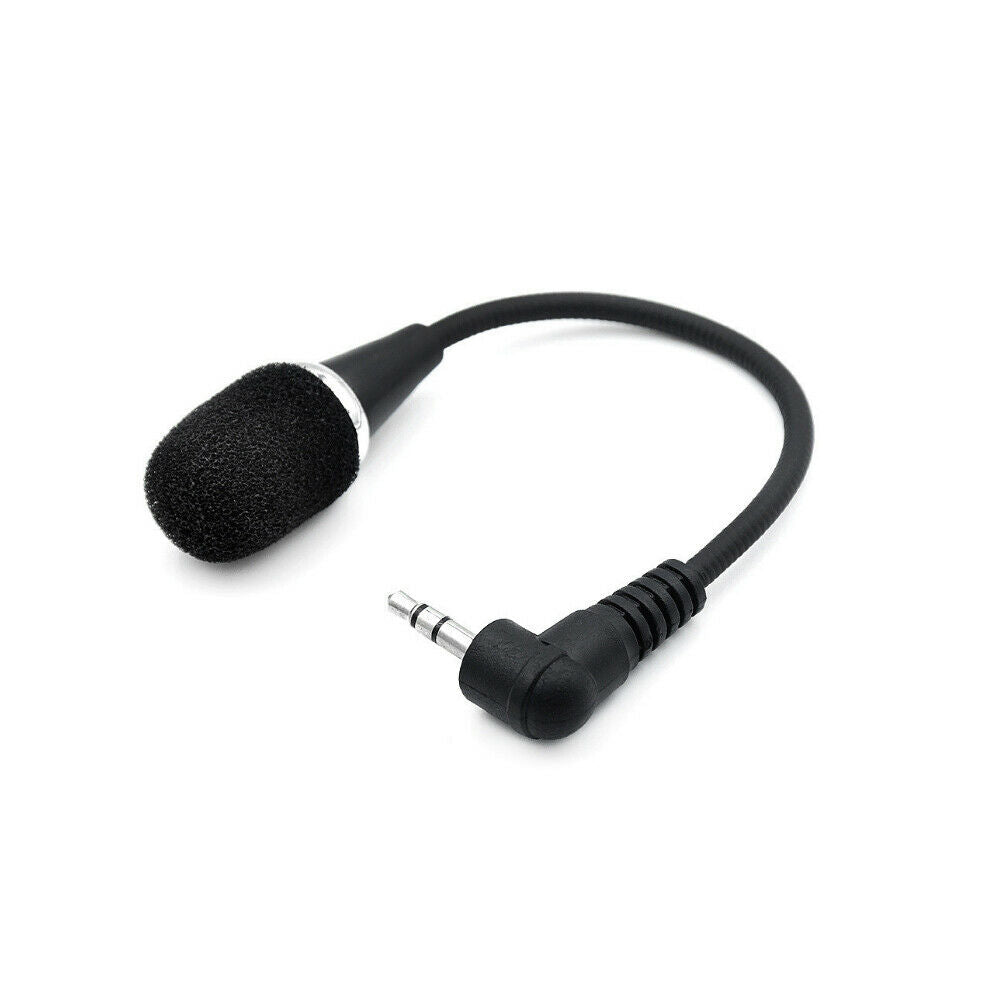 Portable Mini 3.5mm Stereo Mic Audio Microphone For PC Mobile Phone Laptop zj