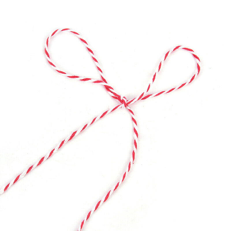 100m/roll Cotton Bakers Twine String Cord Christmas Gift Packing Decor Cr kp XC