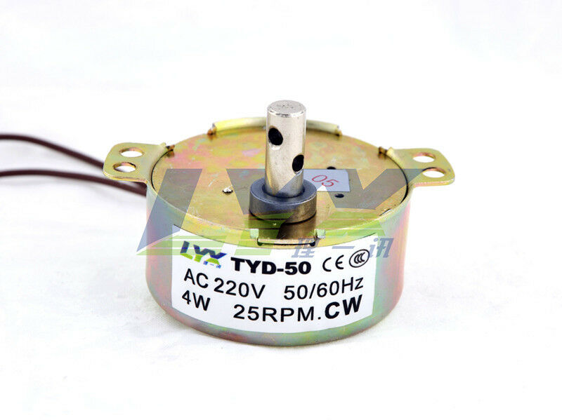 TYD-50 AC 220/240V 25RPM 4W  Controlled permanent magnet Synchronous Motor