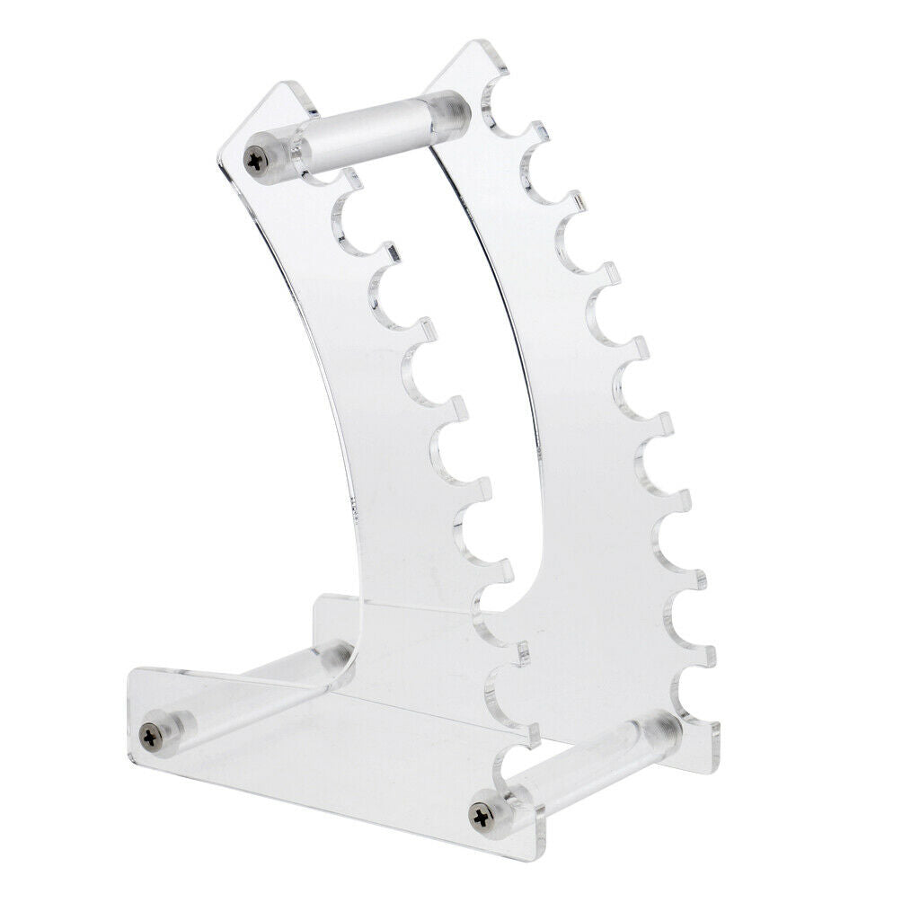 Nail Art Brushes Display Holder Makeup Tools Stand Acrylic Organizer