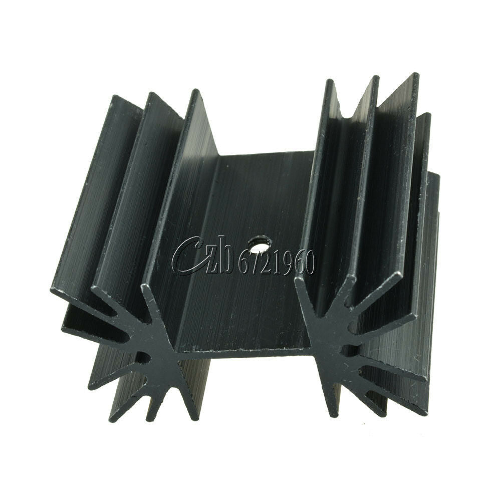 35x42x25.4MM Heat sink IC Heat sink Aluminum 35X42X25.4MM Cooling Fin