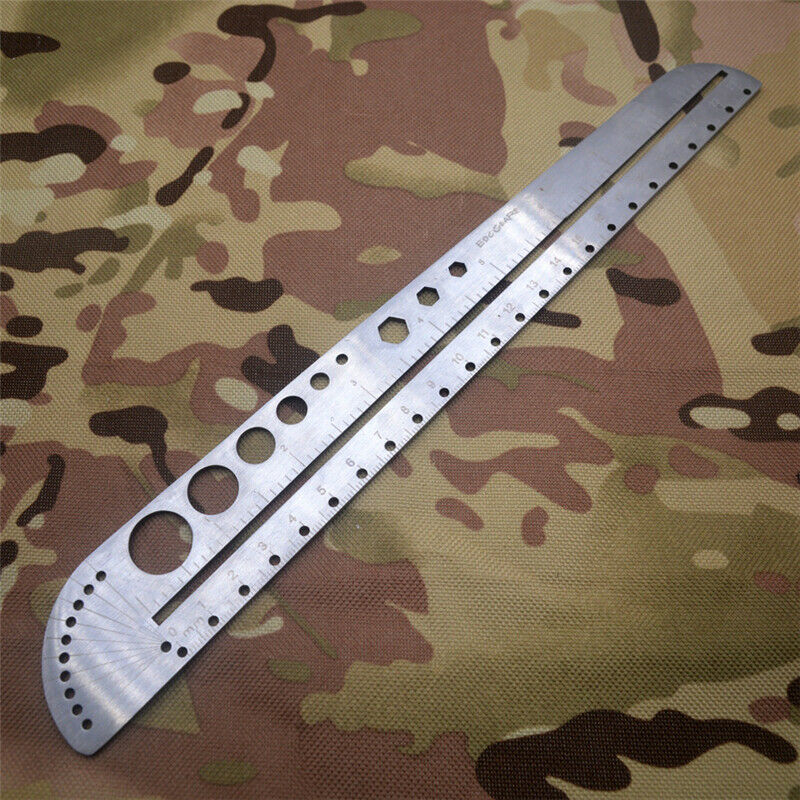 Stainless Steel Multifunctional Angle Protractor Ruler Degree Measuring Tool
