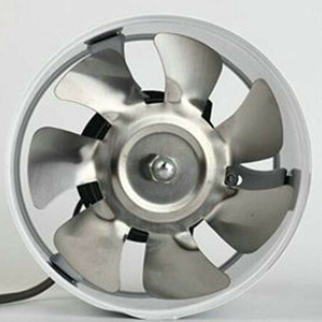 6 inch 40W Inline Duct Booster Fan Ventilation Exhaust Air Blower White