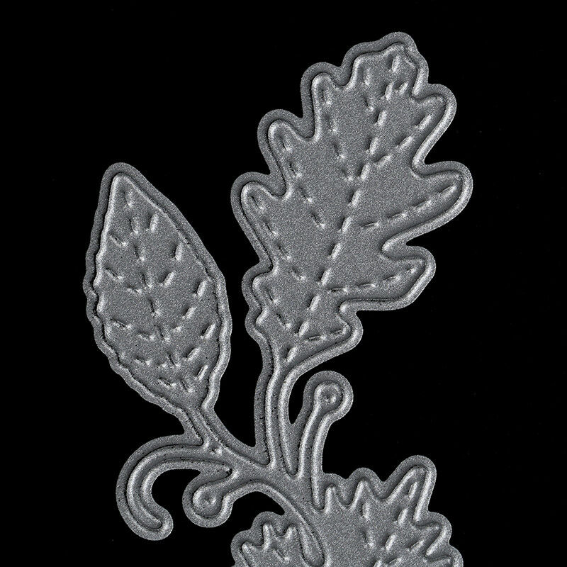 Christmas leaf cutting dies stencil scrapbook album paper embossing craft3CEBDA