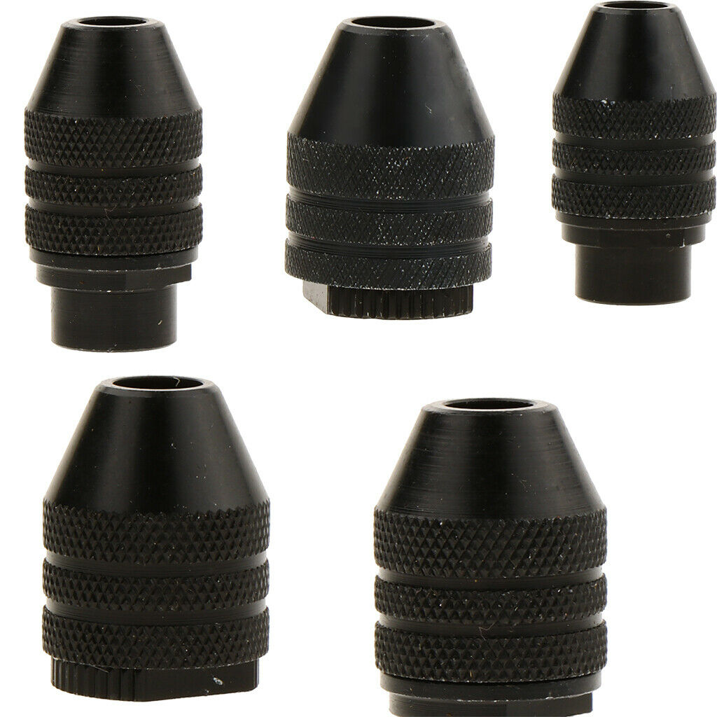 Steel Electric Motor Shaft  Chuck Fixture Clamp 0.3 3.2mm Drill Bit