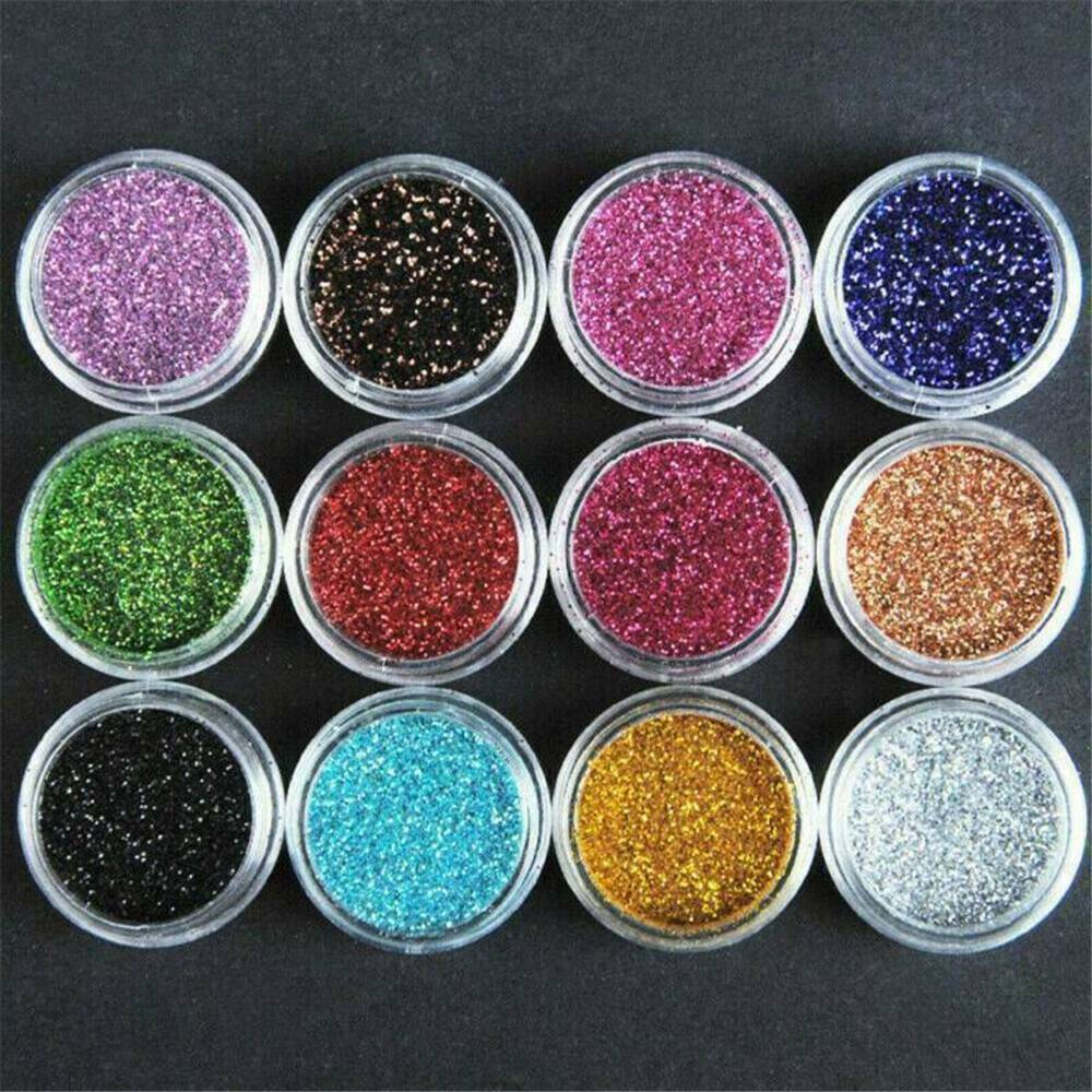 Pro Acrylic Nail Kit Acrylic Powder Glitter Nail Art Manicure Tool Tip Brush Set