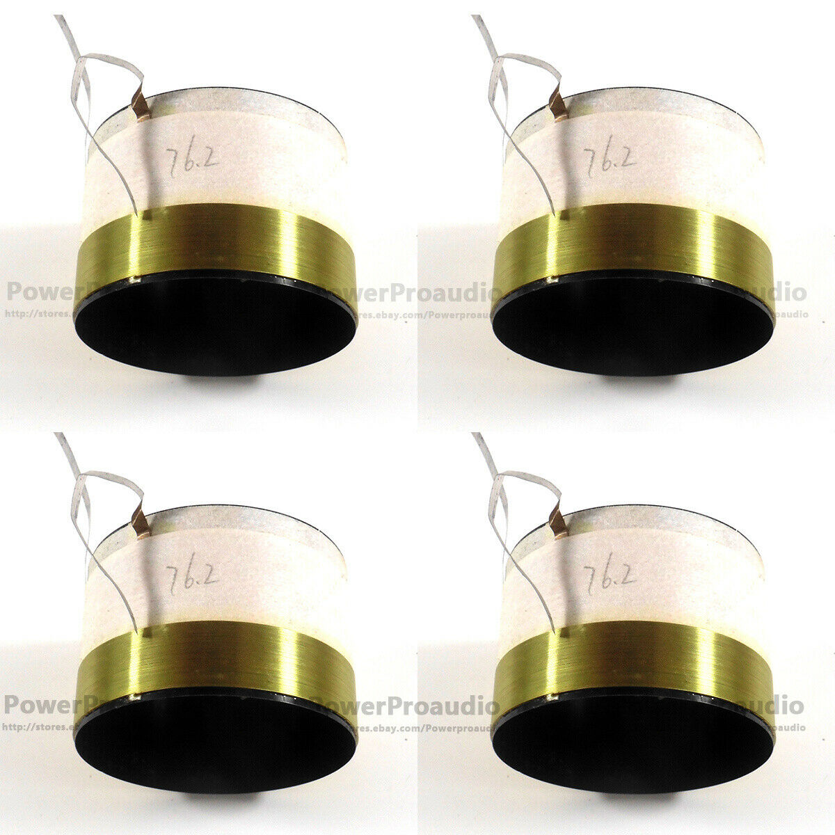 4PCS Aluminium Wire Voice coil  76.2mm 3inch woofer / loudspeaker Repair 8 ohm