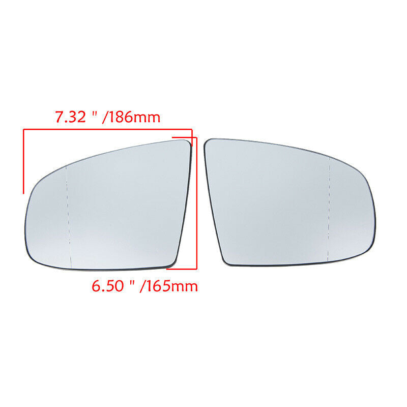 Pair Auto Dimming Heated Mirror GlassÂ White ForÂ BMW X5 X6 E70 E71 E72 2007-2013