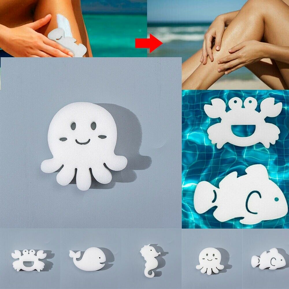 6x Oil Absorbing Sponge Swimming Pool Hot Tub Spa Dirt Scum Cleaner Absorber USA