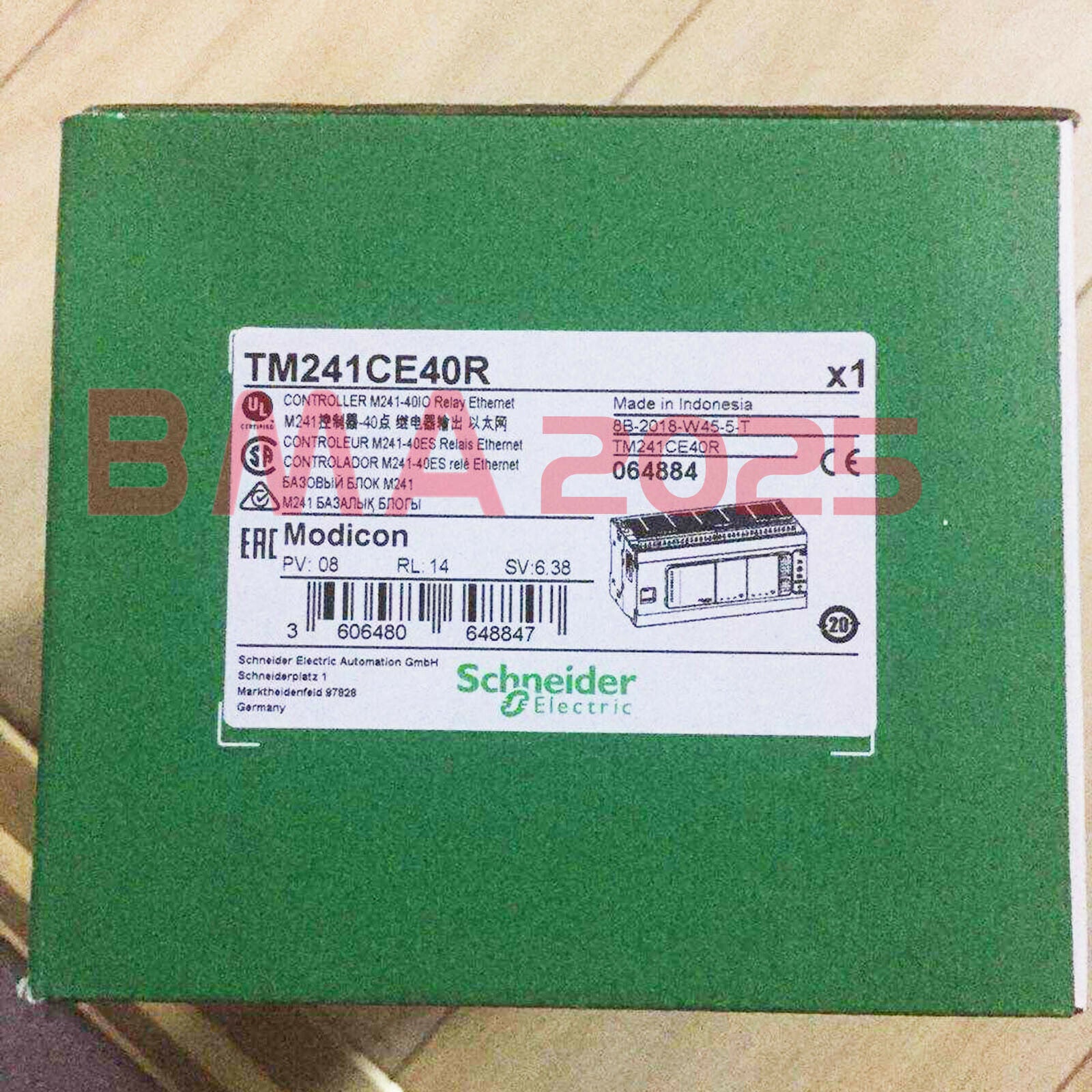 1PC Brand New PLC module TM241CE40R 1 year warranty DHL free Ship SN9T