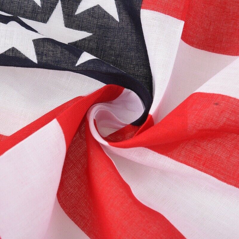 Handkerchief / Bandana for Head Hair US Flag Design N2Y8Y8