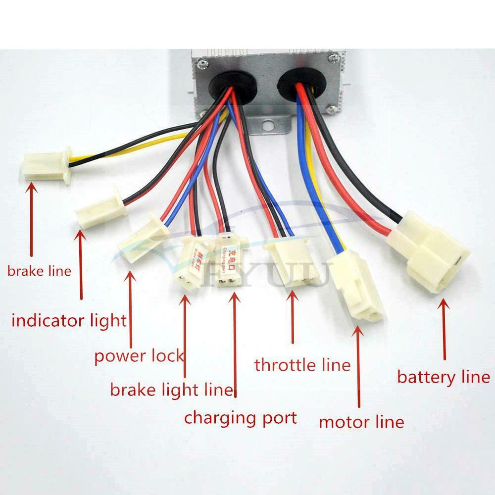 36V 800W Motor Brush Speed Controller For Electric Bike Gokart Scooter Gokart