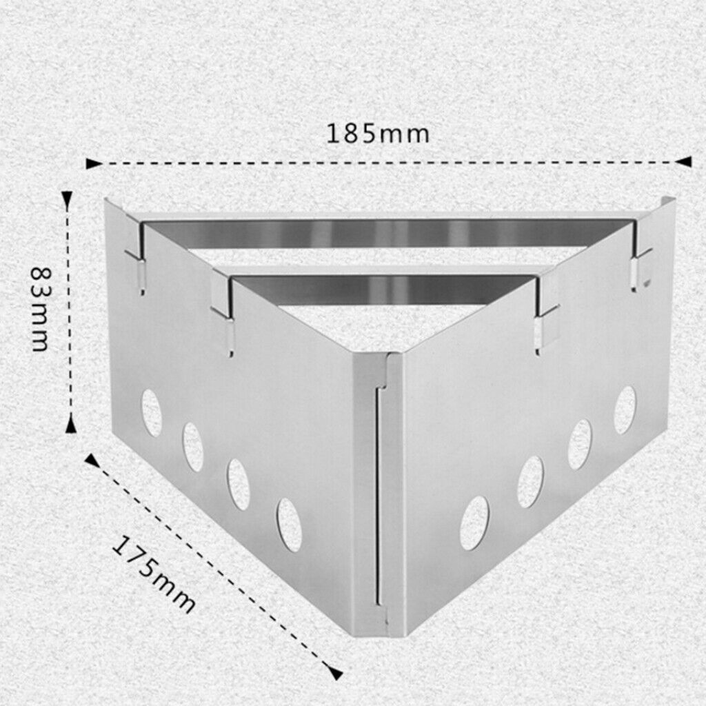 Outdoor Camping New Stainless Steel Wood Cooking Stove Rack Bracket Support