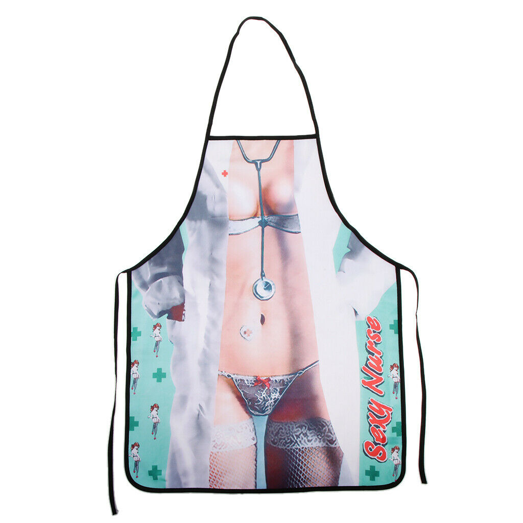 Novelty Funny Cooking BBQ Kitchen Apron Sexy Doctor Apron Men Women Gifts
