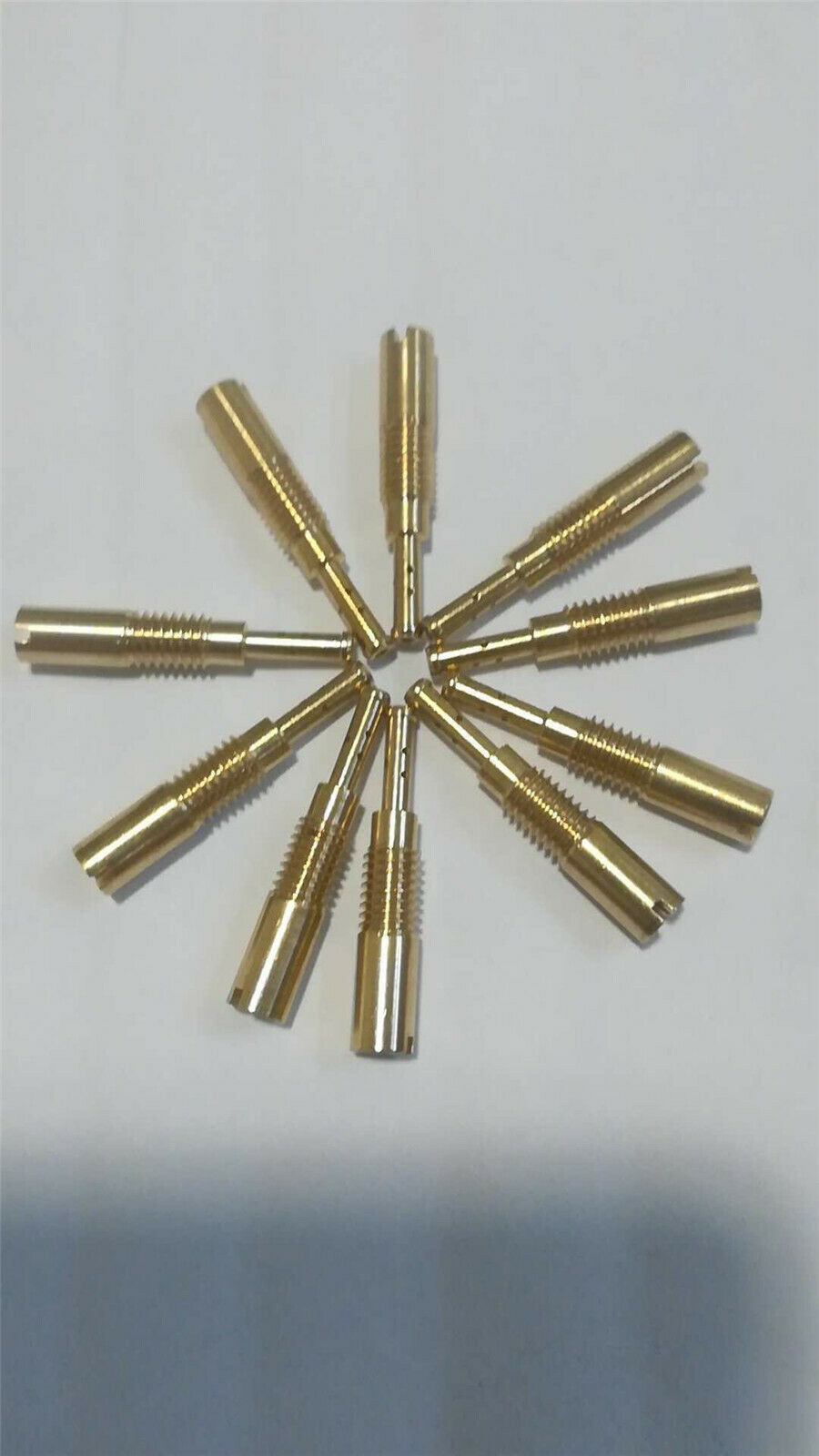 12Pcs Carburetor Pilot/Slow Jet Injector Nozzles 5mmx0.8mm for Keihin Carb PZ19