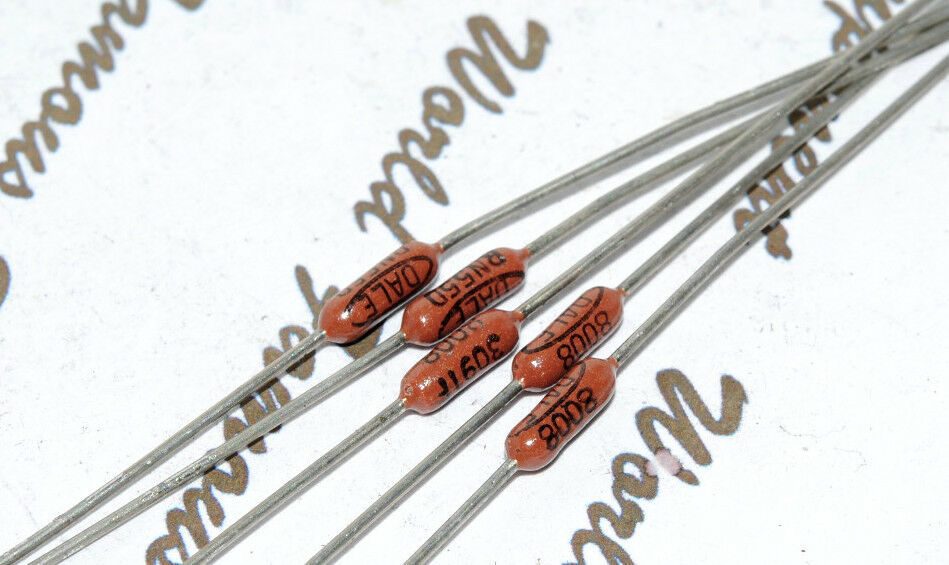4pcs - DALE RN55 619R (619 ohm) 1% MIL Resistor