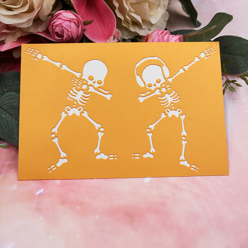 Halloween Skeleton Dancer Metal Cutting Dies Halloween Frame Cutting Dies.l8