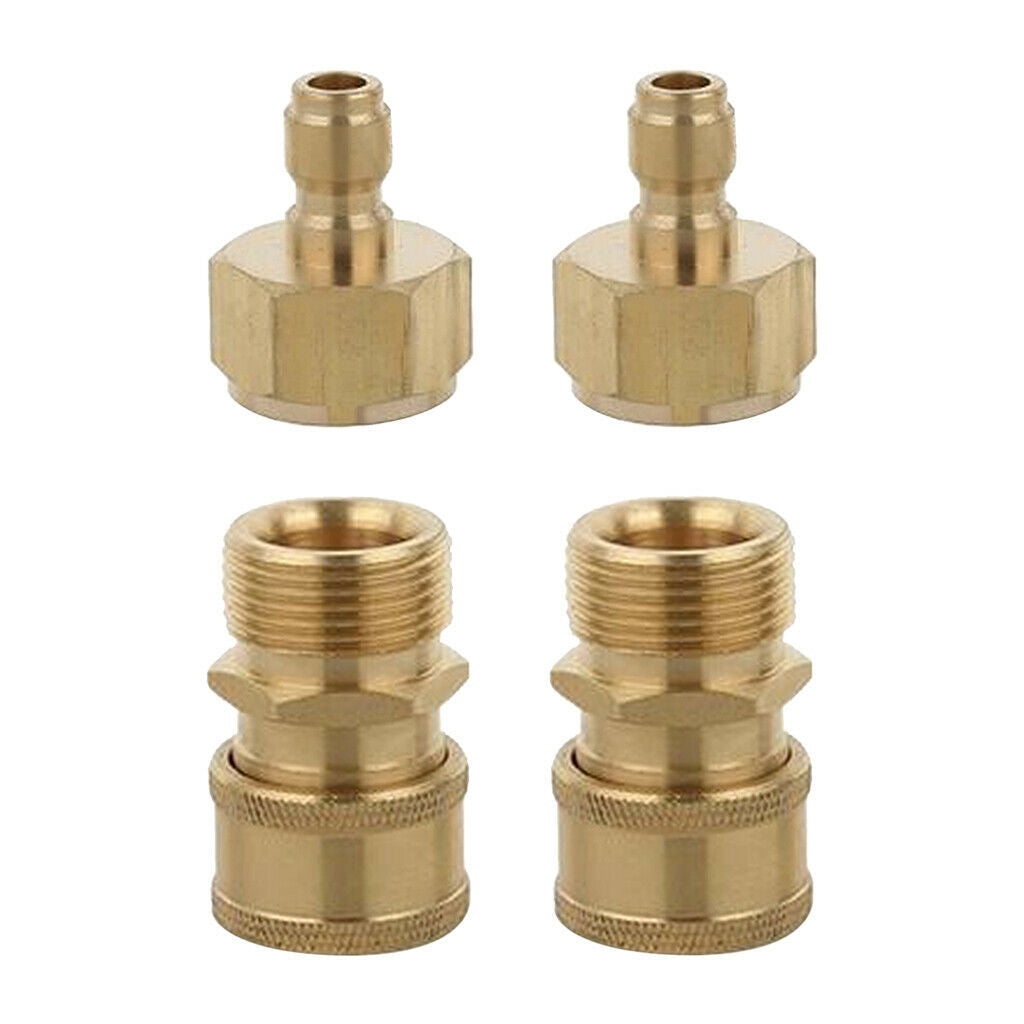 4pc Quick Release Connectors Garden Hose Tool Quick Adaptor Pipe Fitting