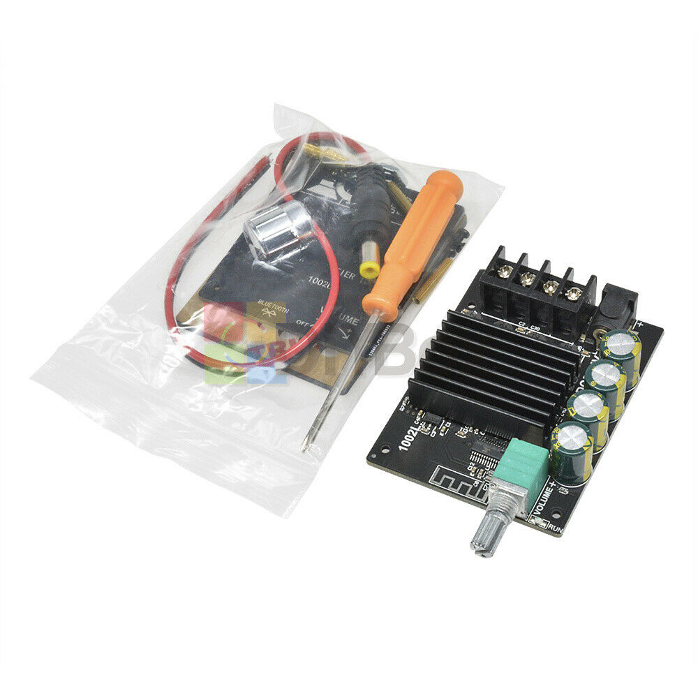 2x100W TPA3116 Mini 5.0 Bluetooth High power Amplifier Board Adjustable Button