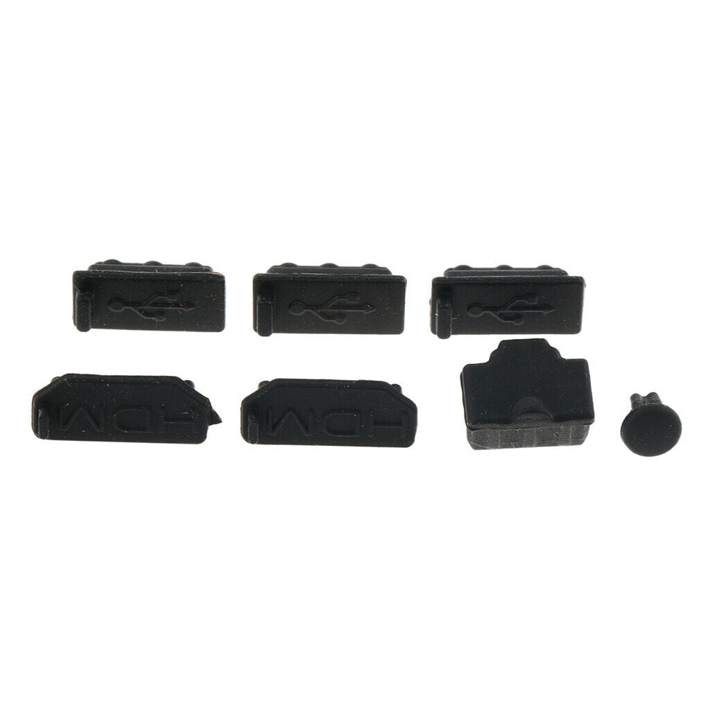 USB HDMI Audio Earphone LAN Dust Cover Set for Microsoft Xbox One X Console