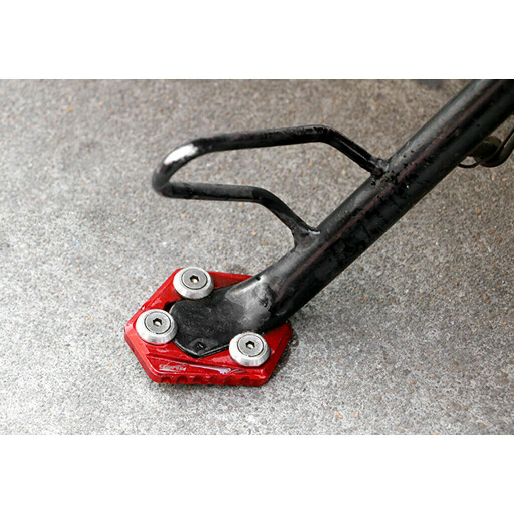 Motorcycle Kick-stand Foot Side Support for Kawasaki Z800 Z1000SX ER6 Red