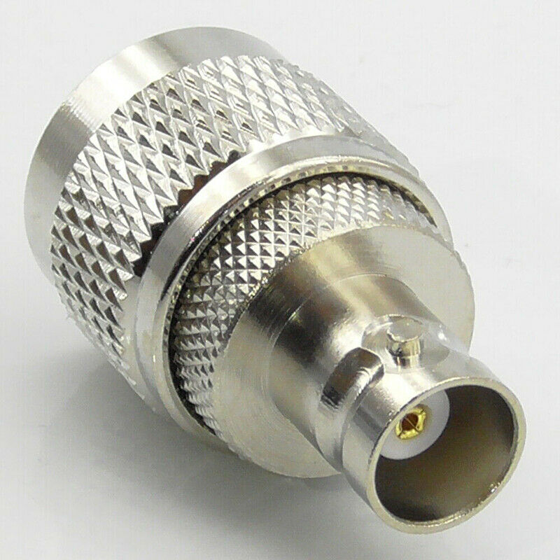 2x BNC Female To UHF PL259 RF Male Plug Socket Coaxial Coax Adaptor Convertor