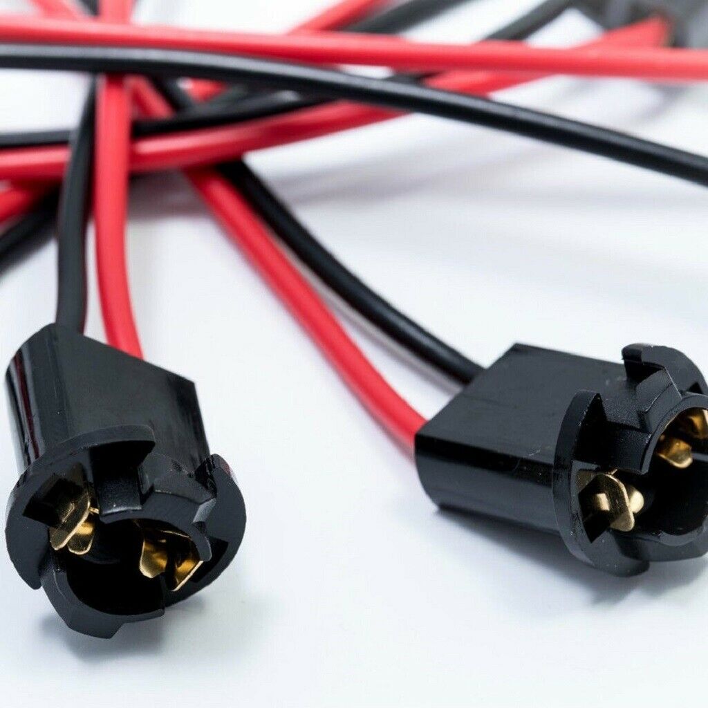 168 194 2825 2827 904 906 912 921 W5W T10 Cable Harness Sockets for LED Lamps,
