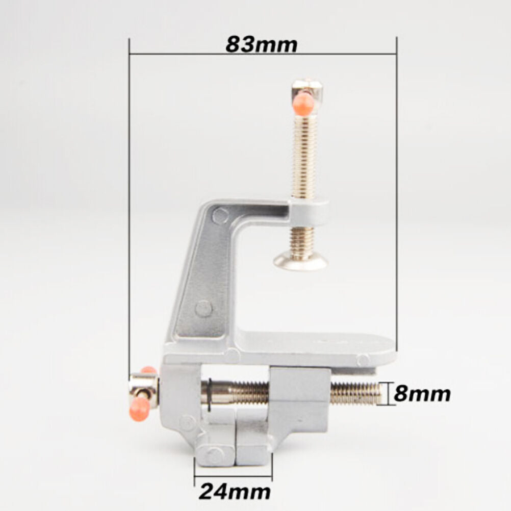 3.5" Aluminum Small Jewelers Hobby Clamp On  Table Bench Vise Mini ToolAUSEN Fx