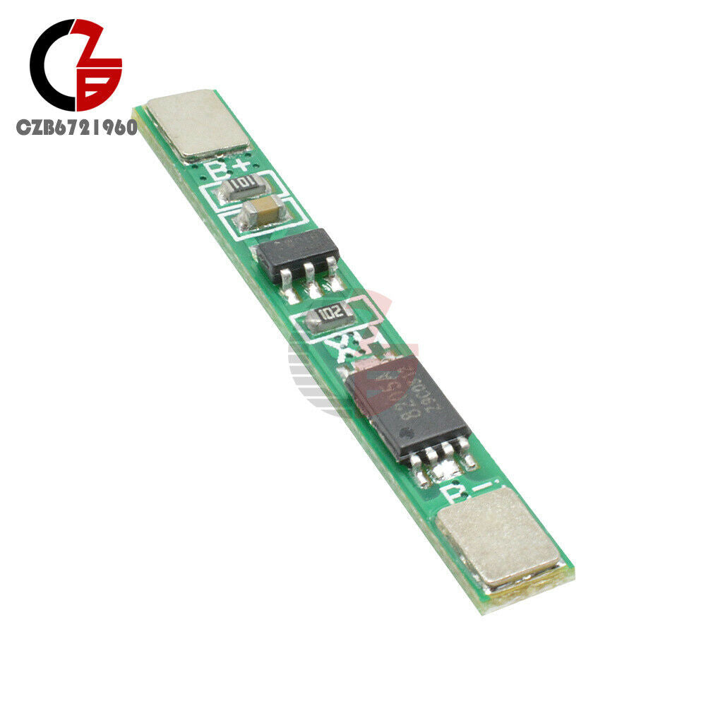 1S 3.7V 2.5A Lithium Battery Protect Board BMS PCM PCB Charge Discharge Module